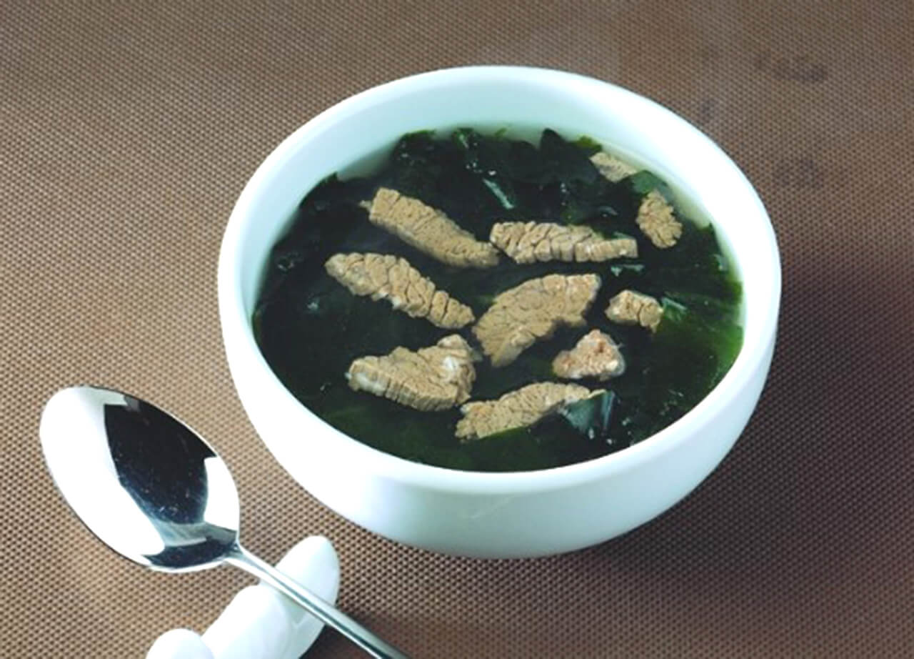 ẩm thực sưởi ấm mùa đông - súp rong biển