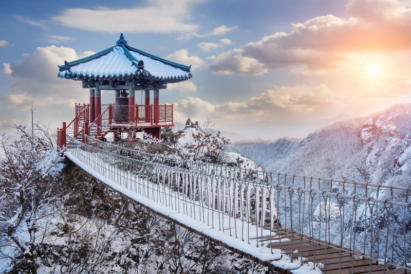Hàn Quốc mùa đông tuyệt đẹp nhưng lại là nỗi ám ảnh của những làn da khô khi chăm sóc da mùa đông